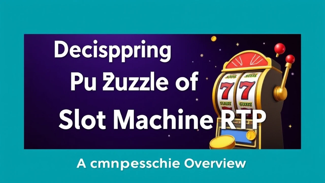 Deciphering the Puzzle of Slot Machine RTP: A Comprehensive Overview